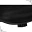 Chaise de bureau à haut dossier avec hauteur réglable et pivotante, ergonomique, filet noir, base en métal pour une utilisation ergonomique à 360 degrés