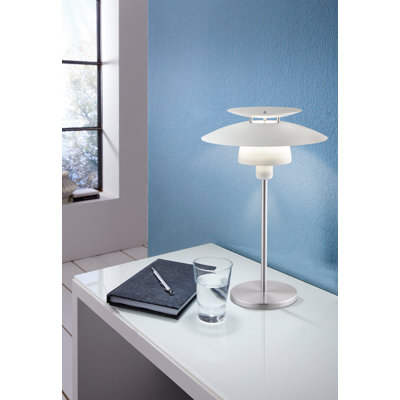Lampe de table argentée 20 po Zoey