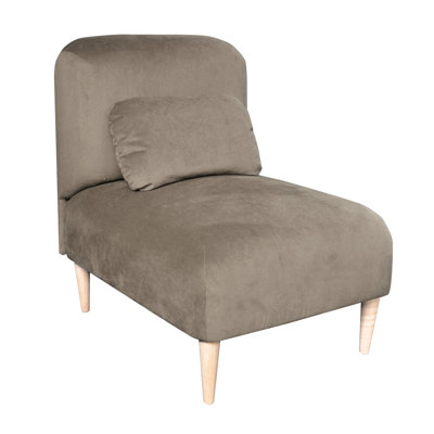 Jupi Velvet Slipper Chair