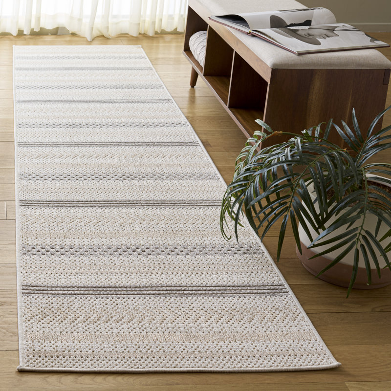 Tapis d'intérieur à rayures Veranda Performance, Tapis de couloir 2 pi 2 po x 9 pi