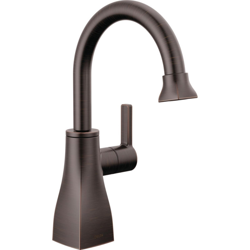 Contemporary Round Beverage Faucet, Venetian Bronze