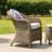 Outdoor Salinas All Weather Wicker 2 - Person Seating Group with Cushions