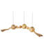 Porte-bougie décoratif en bois de manguier avec pompon Cole-2004458930