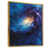 Toile avec cadre flottant or
