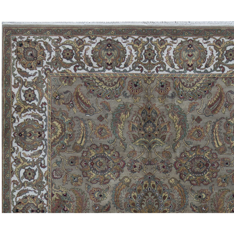 Trinity Hand Woven Wool Oriental Area Rug, Rectangle 6'2" x 9'2"