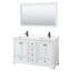 Ensemble de meuble-lavabo double 60 po avec comptoir en quartz Deborah-98141656-98141659-98163257