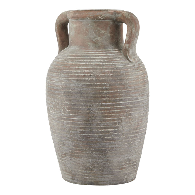 Catheline Handmade Ceramic Table Vase, Brown, 42cm H x 26cm W x 26cm D