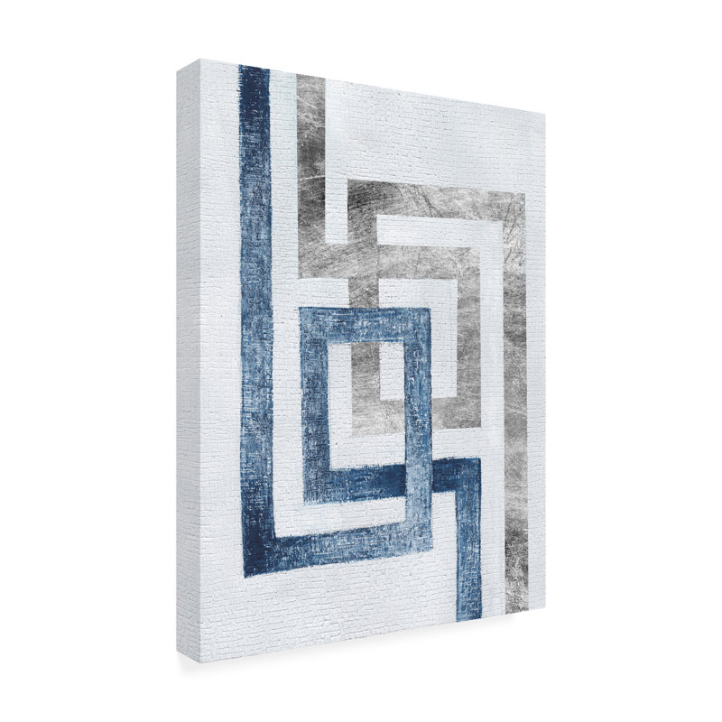 Art sur toile Vanna Lam Transversal II, H 32 po x l 24 po x P 2 po