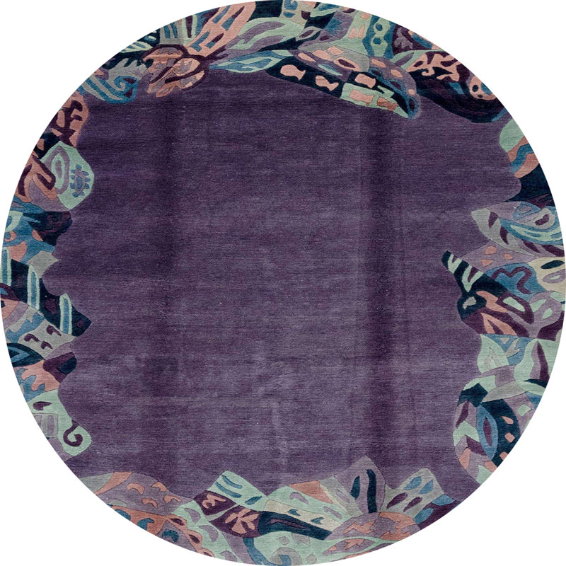 Mila-Rose Abstract Indoor Rug, Round 3'