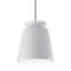 Radiance - Luminaire suspendu trapézoïdal haut 1 lumière - Rosé brillant - Nickel brossé - l 13,5 po x H 16 po - DEL dédiée-1313512164-1325346260-1325346103