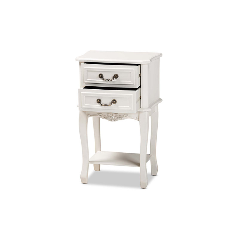 Table de chevet 2 tiroirs Caden