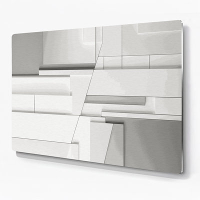 Minimalism 18 Beige Metal Wall Art