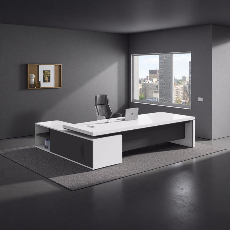 Ensemble de bureau Minimalist Boss, Retour à droite, H 29,53 po x l 70,87 po x P 62,99 po