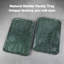 Plateau rectangulaire en marbre naturel Guein, vert indien