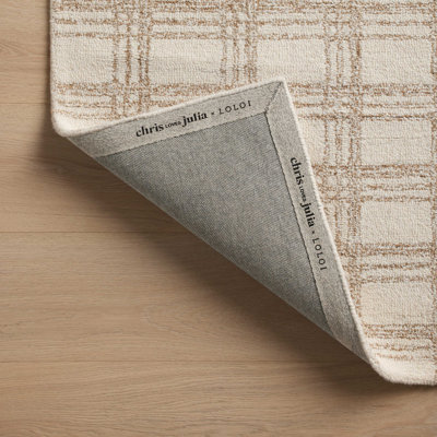 Chris Loves Julia x Loloi Polly Cream / Sand Area Rug