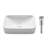 Ceramic Ceramic Rectangular Vessel Bathroom Sink-2054952289