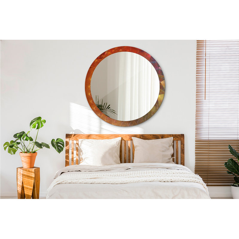Huldar Glass Flat Wall Mirror