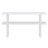 Retro Elegant Console Table with Marble-Effect Top and Versatile Storage Solutions-768201786