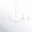 Ensley 6 - Light Steel Dimmable Chandelier-91094824