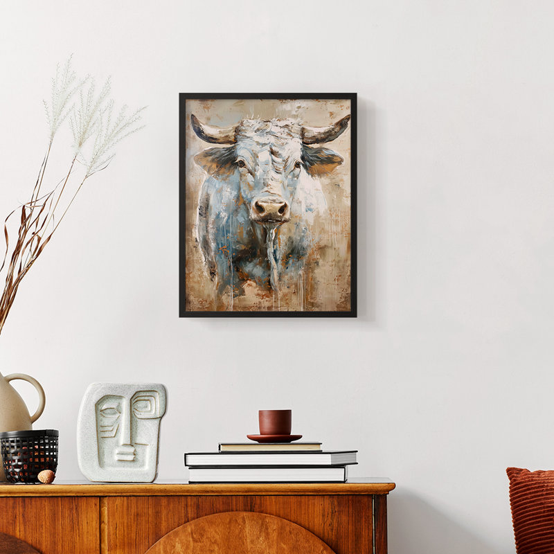 ANIMALS Series CXL - reproduction encadrée de qualité supérieure - prête à être accrochée - aucun clou requis, Cadre noir