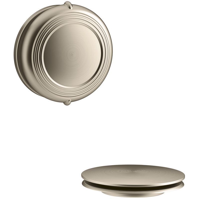 PureFlo Drain Stopper Tub Drain, Vibrant Brushed Bronze
