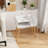 2-Tier Nightstand  w/Open Shelves, End Table Side Table-1264208897-1264209020
