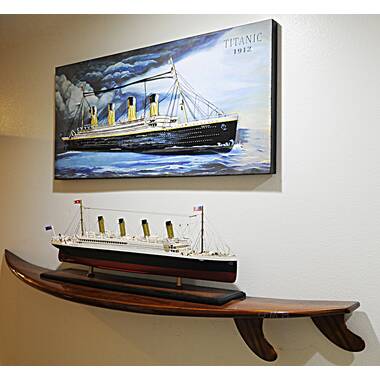 Old Modern Handicrafts X-Large Titanic Painted Model Boat