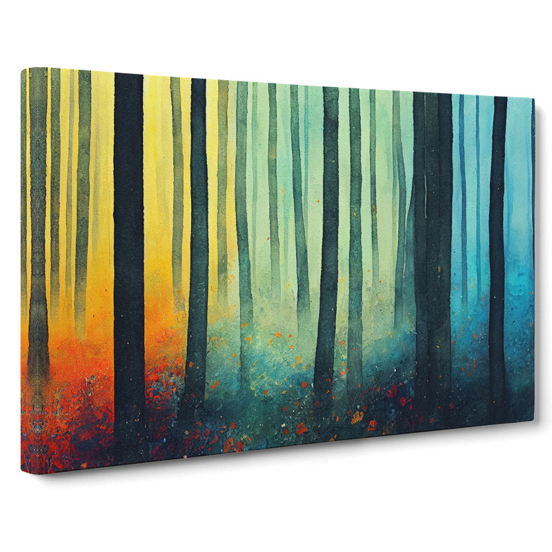 Forest Of Colour Vol.4 - Wrapped Canvas, 50cm H x 76cm W x 3cm D