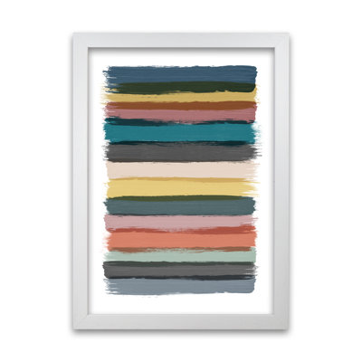 Multicolour Brush Strokes Original - Print