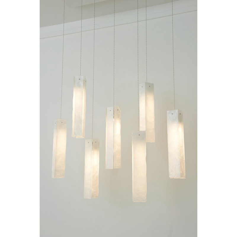 7 - Light Pendant, White, 12