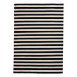 Black & White Dhurrie Cotton Rug - 10' x 14'5
