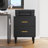 Nightstand, Nightstands With Charging Station, Brown Fluted Night Stands With 2 Drawers And Open Shelves, Wooden Bedside Table Modern End Table For Bedroom Living Room Sofa Office(Brown, 1pc)-1100766584-1090368621
