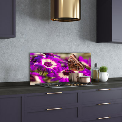 50cm W x 100cm L Glass Peel and Stick Panel