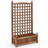 Georgia-May Wood Planter Box with Trellis-890813546