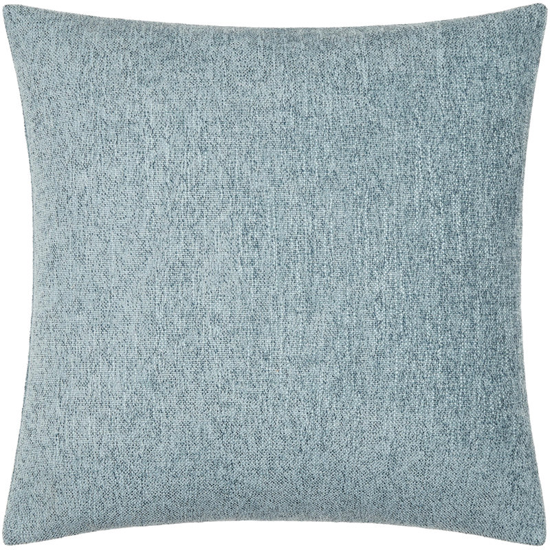 Puako Reversible Throw Pillow, Teal, 22"H x 22"W, Down Blend