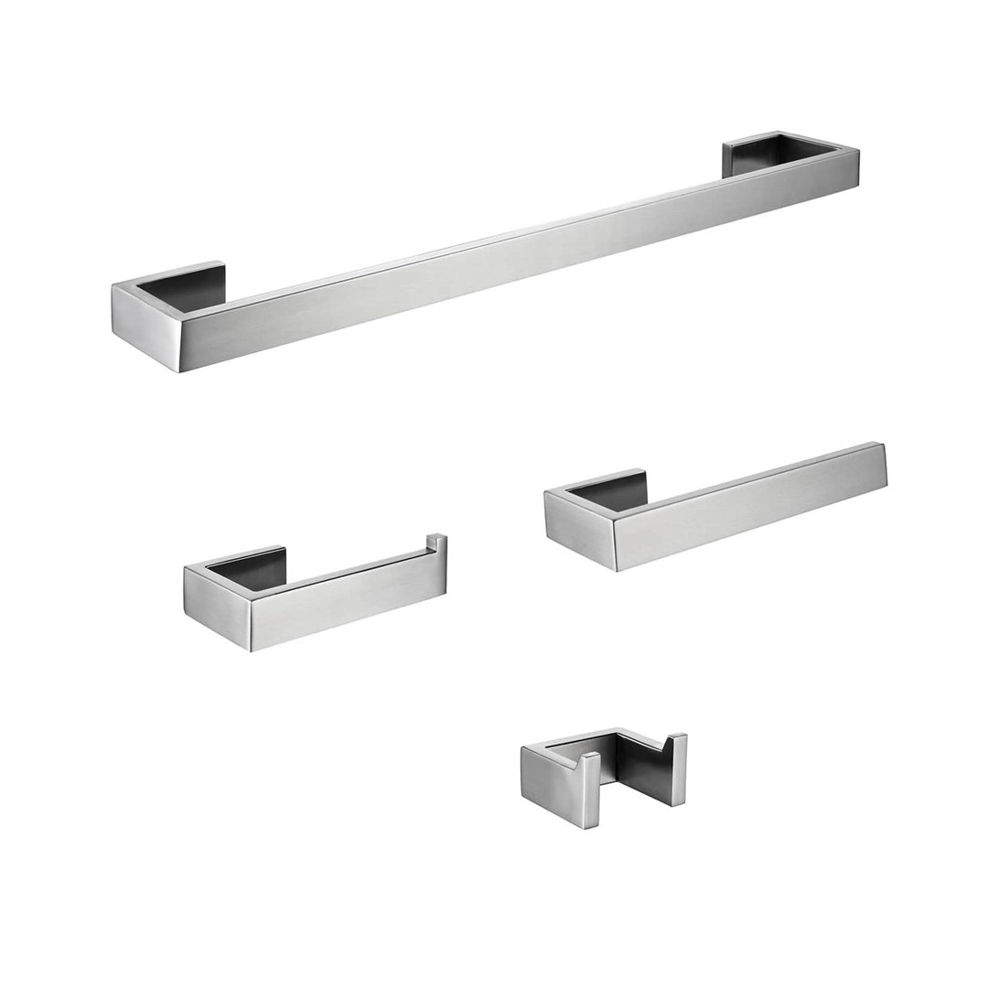 4 - Piece Bathroom Hardware Set KISRAIS
