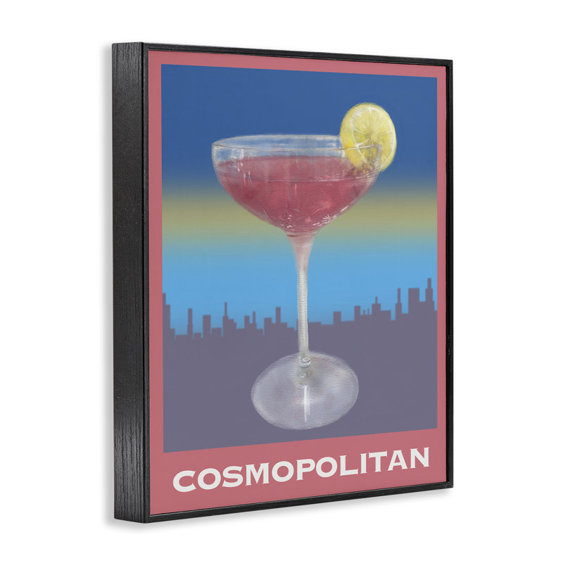 Cosmopolite sur paysage urbain, estampe numérique, conception par Matthew Piotrowicz, H 14 po x l 11 po