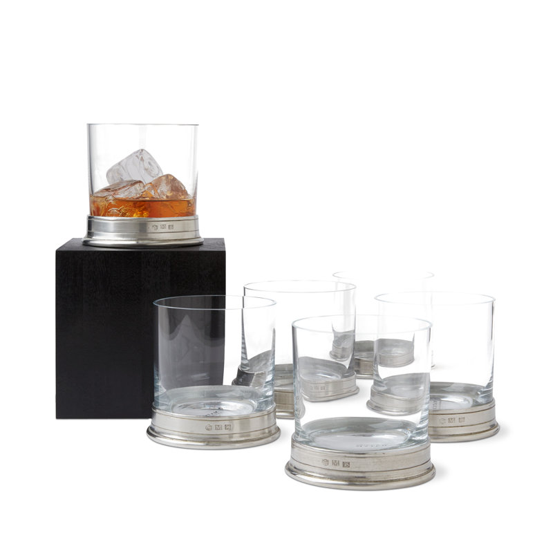 Double Old Fashioned 14 oz. Lead Free Crystal Whiskey Glass