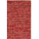 Ferrera Handmade Flatweave Area Rug in Red