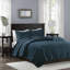 Ensembles de literie en velours luxueux, coton bleu sarcelle pour la maison