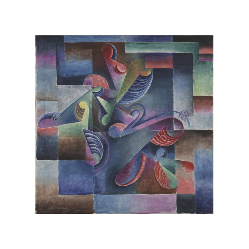 «Curving Machine» par Jean Molzahn - impression giclée, H 28 po x l 22 po