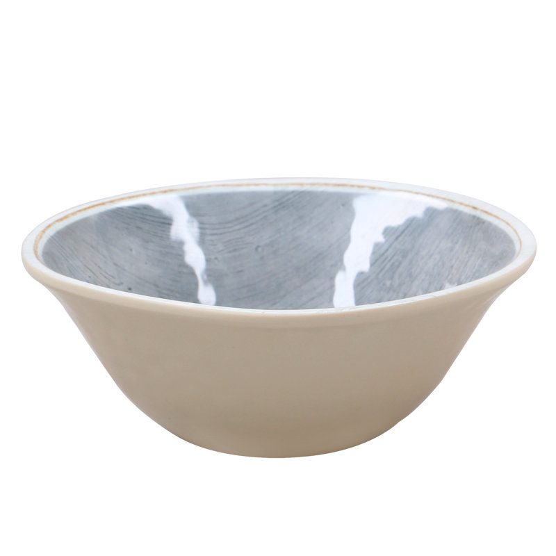 Grove 27 oz. Melamine Ice Cream Bowl, Smoke