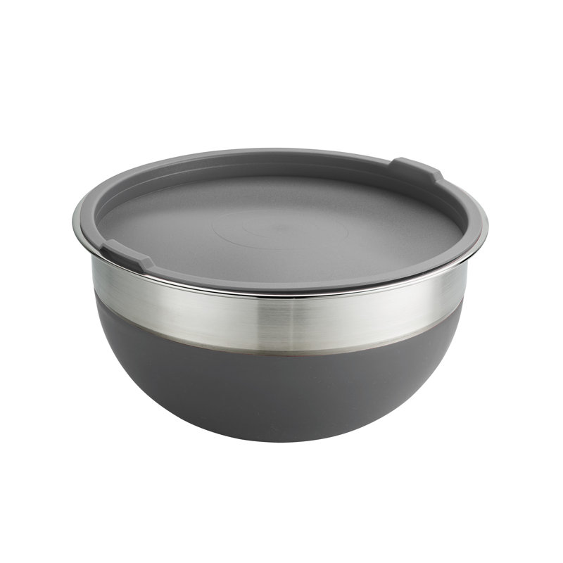 Ensemble de bols à mélanger 10 pièces, gris