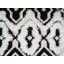 Quin 45cm Wide Square Ikat Pouffe Ottoman