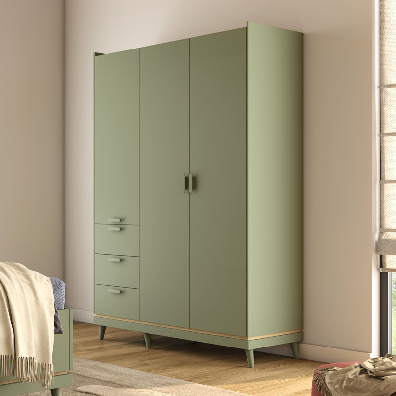 Holladay Laminate Wardrobe, Green