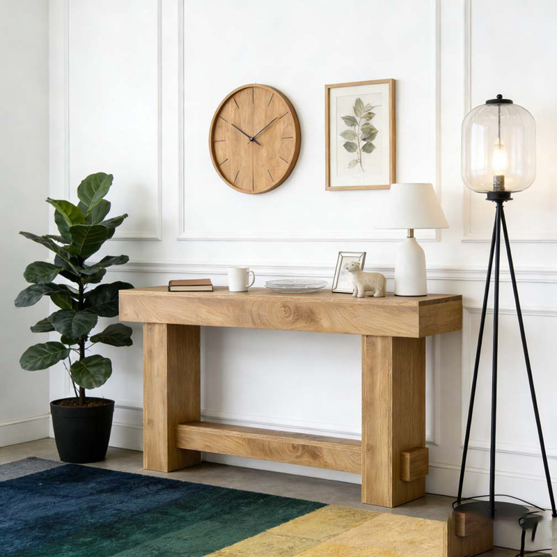Console de canapé en bois Farmhouse