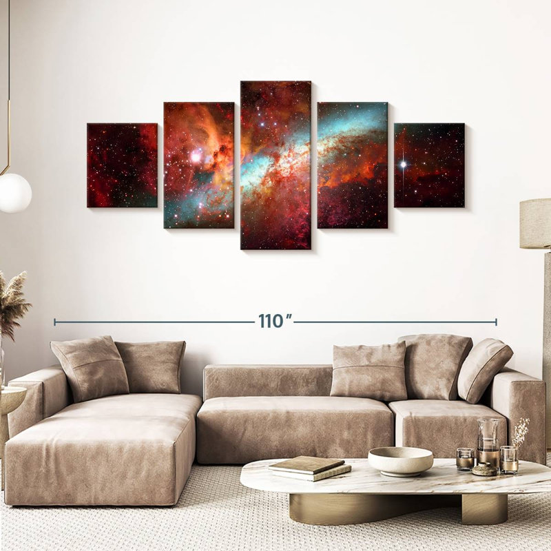 Galaxy Nebula, 42" H x 92" W