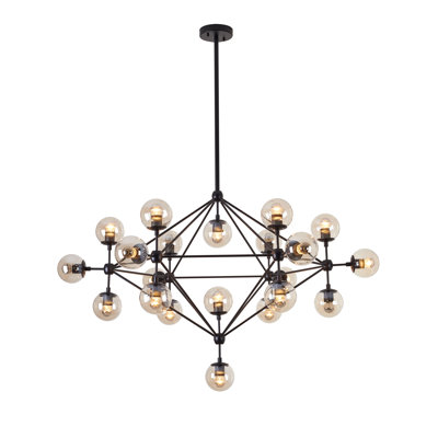 Lustre en verre 21 lumières Leib 