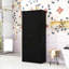 Armoire de rangement pour salle de bain avec deux paniers à linge amovibles, tablettes réglables et tiroir-115706780