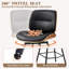 Tabouret de comptoir pivotant en similicuir-133078978